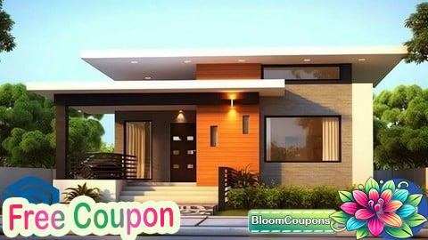 100% Free Coupon 3Bedrom Bungalow SketchUp from basic to advance Free version