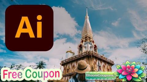 100% Free Coupon Adobe Illustrator Essentials: Design Like a Pro in Days