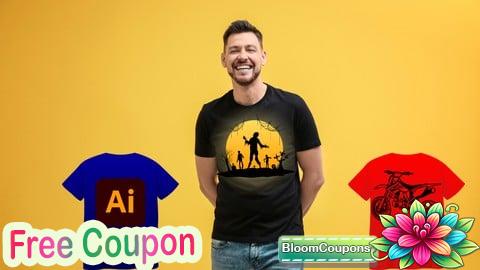 100% Free Coupon Adobe Illustrator for T-Shirt Design: From Sketch to Print