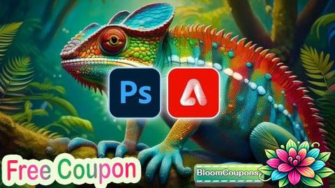 100% Free Coupon Adobe Photoshop and Firefly 2 in 1 Mega Course for Newbies