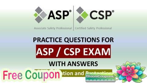 100% Free Coupon ASP / CSP Exam Preparation - Fire Prevention and Protection