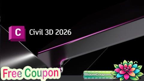 100% Free Coupon AutoCad Civil 3D 2026 -Step by Step Training