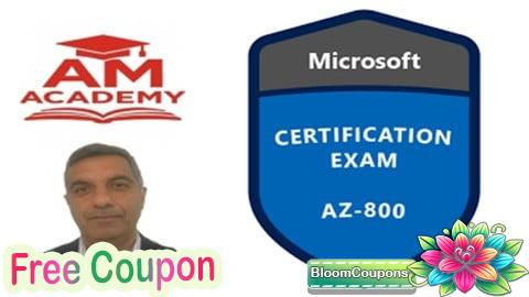 100% Free Coupon AZ-800 Practice Tests: 500 Qs + Detailed Explanations (2025)