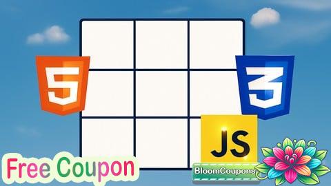 100% Free Coupon Build a Tic Tac Toe Game Using JavaScript, HTML & CSS