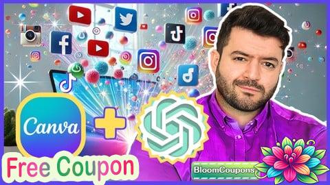 100% Free Coupon BULK Content Creation: CANVA & ChatGPT For Content Creation