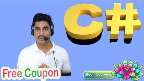 100% Free Coupon C# : Basics to Professional Level C Sharp Coding