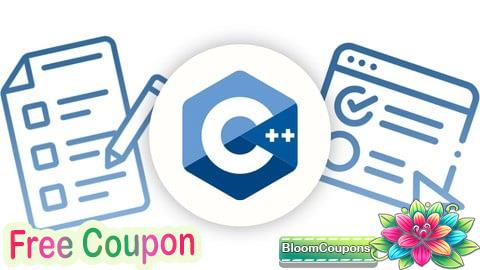 100% Free Coupon C++ Interview Questions Practice Test MCQ | Quiz