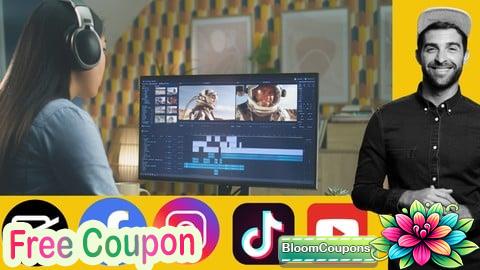 100% Free Coupon Capcut Video Editing for Social Media Reels Shorts Videos