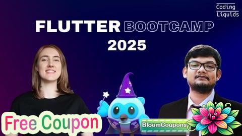 100% Free Coupon Complete Flutter Guide 2025: Build Android, iOS and Web apps