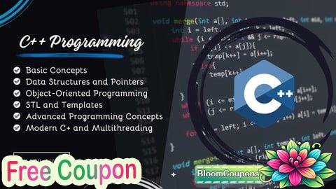 100% Free Coupon Comprehensive C++ Programming Practice Test: Code Mastery