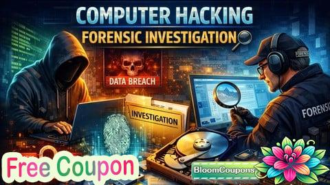 100% Free Coupon Computer Hacking Forensic Investigation