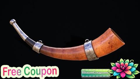 100% Free Coupon Create a 3d War Horn in Maya and Substance Painter