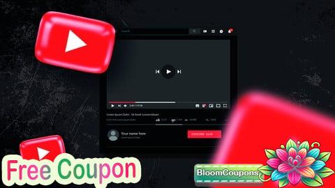 100% Free Coupon Curso completo de Youtube. Crecimiento, monetización, SEO y+