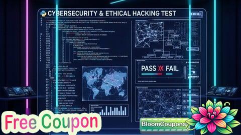 100% Free Coupon Cybersecurity & Ethical Hacking Test