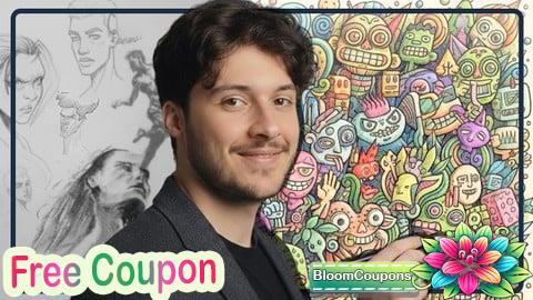 100% Free Coupon Desenho Completo: Curso de Desenho do Zero ao Estilo Próprio