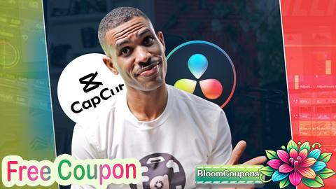 100% Free Coupon Edición de videos con CAPCUT y RESOLVE para principiantes