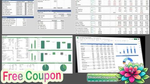 100% Free Coupon Excel Spreedshet for Oil&Gas