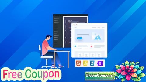 100% Free Coupon Frontend Web Development HTML5 CSS3 JavaScript and Bootstrap