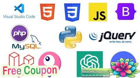 100% Free Coupon Full-Stack HTML CSS JS PHP PYTHON LARAVEL LIVEWIRE AI