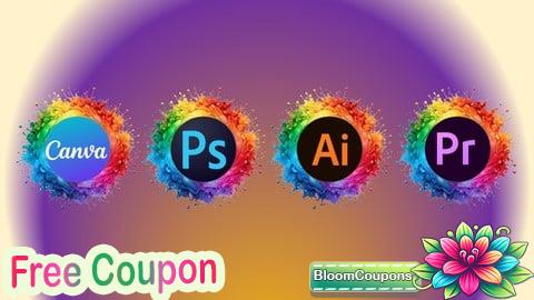 100% Free Coupon Graphics Design: Canva Photoshop, Illustrator & Premier Pro