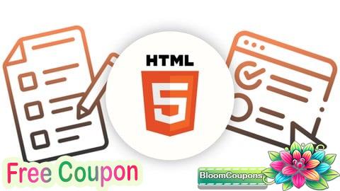 100% Free Coupon HTML Interview Questions Practice Test MCQ | Quiz
