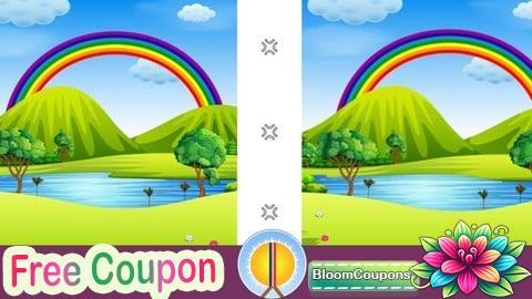 100% Free Coupon Improve Attention Span-Find 5 Differences In Similar Images