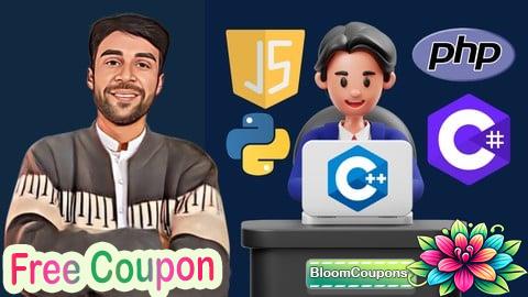 100% Free Coupon Learn FIVE (5) Computer Programming Languages in ONE COURSE