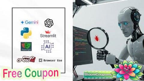 100% Free Coupon Learn Gen AI for Testing: Functional , Automation, Agent AI