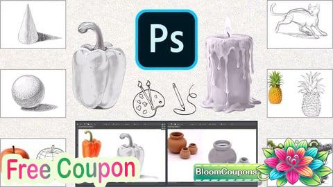 100% Free Coupon Learn to Draw with Photoshop - Complete Drawing Course