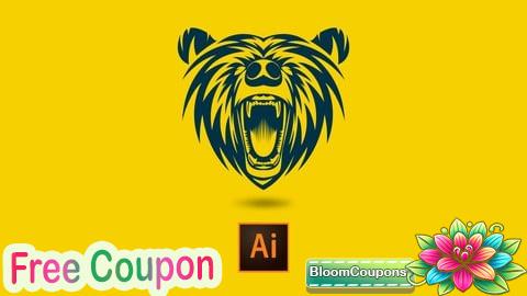 100% Free Coupon Logo Design Course in Adobe Illustrator: Bear Mascot Design