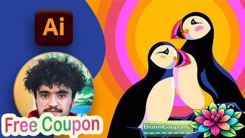 100% Free Coupon Master Adobe Illustrator: Design Awesome Logos and Graphics