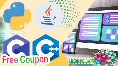 100% Free Coupon Master Java, Python, C & C++: All-in-One Programming Course