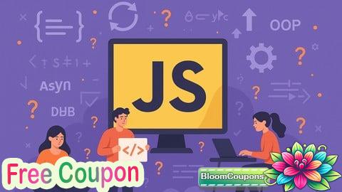 100% Free Coupon Master JavaScript with 210 Practice Questions