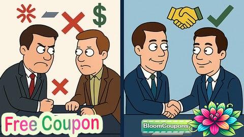 100% Free Coupon Mastering the Art of Negotiation