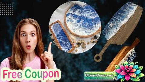 100% Free Coupon Mastering Wave Effects in Epoxy: Create Stunning Ocean Art