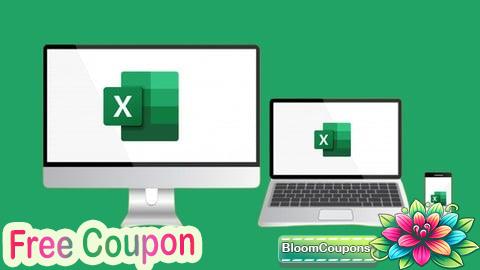 100% Free Coupon Microsoft Excel Complete Course | All in one MS Excel Course