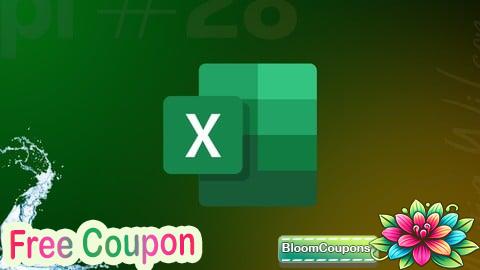 100% Free Coupon Microsoft Excel Data Analysis with Chart and Graph