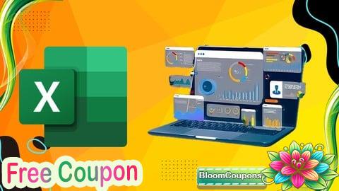 100% Free Coupon Microsoft Excel Data Analysis with Formulas and VBA