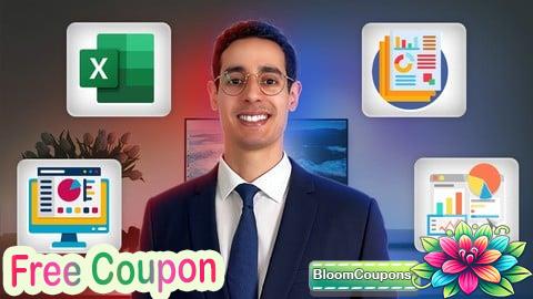 100% Free Coupon Modelagem Financeira, Finanças e Gestão financeira no Excel