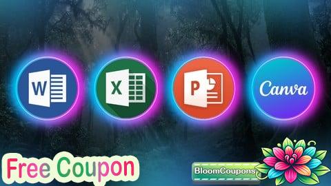 100% Free Coupon MS Office With Canva Word Excel PowerPoint Canva All  in One