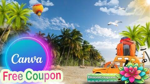 100% Free Coupon Multipurpose Canva Design Bootcamp From Beginner to Pro