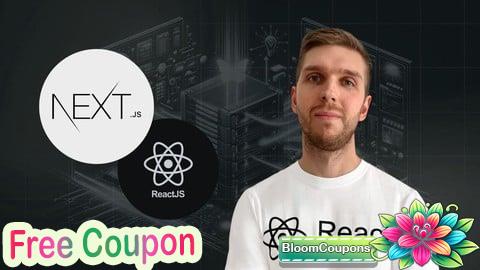 100% Free Coupon Next.js Crash Course: Build a Full-Stack App in a Weekend