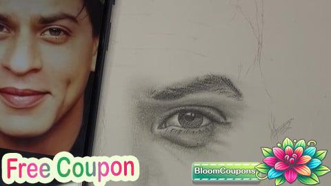 100% Free Coupon Portrait Drawing: Pencil Sketching and Shading Techniques