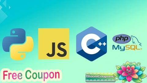100% Free Coupon Programming Bootcamp with Python, JavaScript, C++, PHP MySql