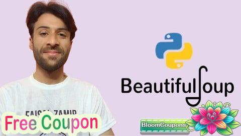 100% Free Coupon Python BeautifulSoup Programming with Coding Exercises