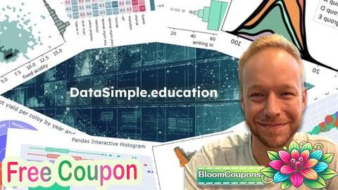 100% Free Coupon Python Data Analysis Bootcamp - Pandas, Seaborn and Plotly