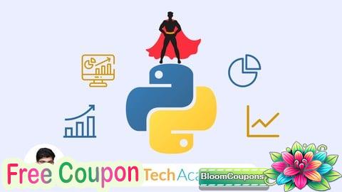100% Free Coupon Python for Data Science: Python Programming & Data Analysis