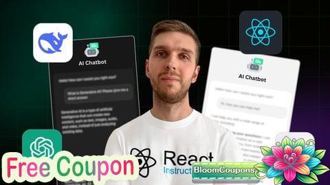 100% Free Coupon React.js AI Chatbot built with ChatGPT, Gemini and DeepSeek