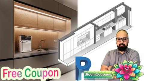 100% Free Coupon Revit Parametric Family- Kitchen Cabinet Design- From Zero