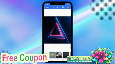 100% Free Coupon SmartPhone Premium 3D Text Graphic Design